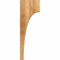 Ekena Millwork Huntington Rough Sawn Corbel, Western Red Cedar, 6"W x 8"D x 24"H COR06X08X24HUN00RWR - alternate 4